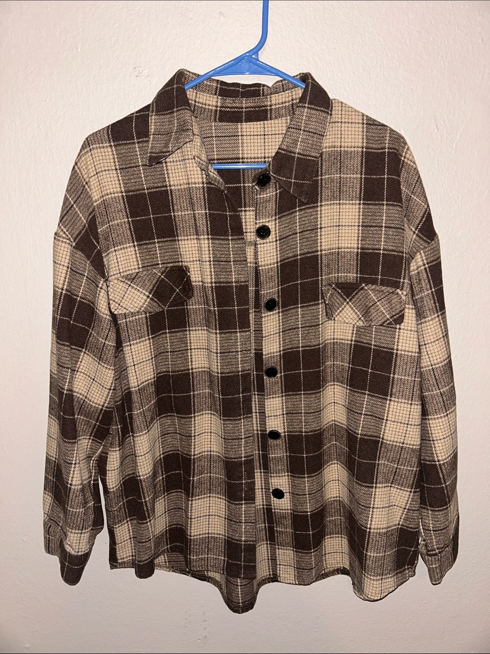 Plaid brown jacket